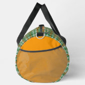 Saint Patrick's Day Irland Flaggenfarbener Gingham Duffle Bag (Rechts)