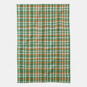 Saint Patrick's Day Irland Flaggenfarbener Gingham Geschirrtuch (Vertikal)