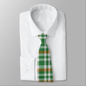 Saint Patrick's Day Irland Flaggenfarbener Gingham Krawatte (Gebunden)