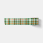 Saint Patrick's Day Irland Flaggenfarbener Gingham Satinband (Vorderseite)