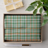 Saint Patrick's Day Irland Flaggenfarbener Gingham Seidenpapier (Geschenk)