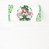 Saint Patrick's Day Klee Mädchen Banner (InSitu)