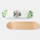 Saint Patrick's Day Klee Mädchen Skateboard (Horizontal)
