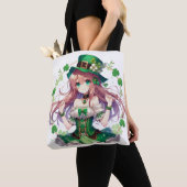 Saint Patrick's Day Klee Mädchen Tasche (Von Nahem)