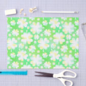 Saint Patrick's Day Kleeblatts Retro Wasserfarbe Seidenpapier (Handwerk)