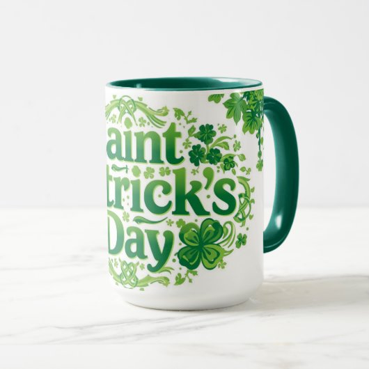Saint Patrick's Day mug Tasse (VorderseiteRechts)