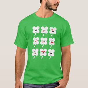Saint Patrick's Day Niedlich Graphic Clover Kids T-Shirt