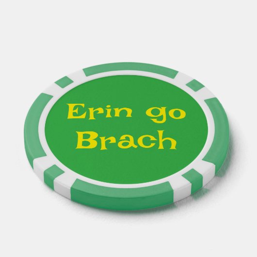 Saint Patrick's Day poker chip (Einzeln)
