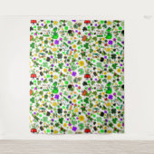 Saint Patrick's Day Race Parade Party Fotobooth Wandteppich (Vorderseite)