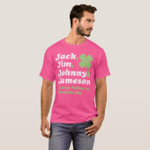 Saint Patricks Day s Jack Jim Johnny Jameson Fathe T-Shirt (Vorne ganz)