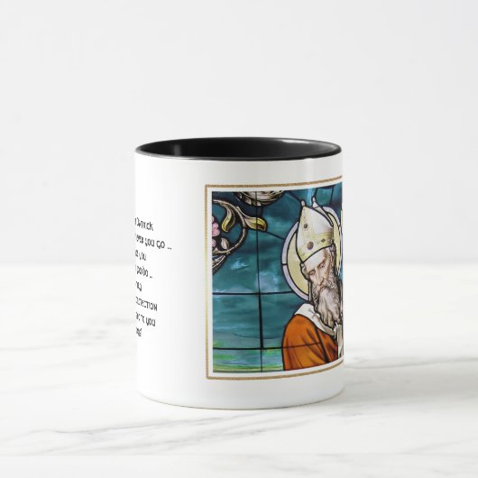 Saint Patrick's Day Segen Geschenk Tasse (Zentrum)