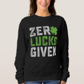 Saint Patrick's Day Shamrock Irish Sweatshirt (Vorderseite)