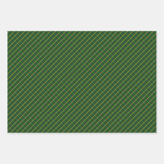 Saint Patricks Day Shamrock & Lucky Charms Green Geschenkpapier Set (Vorderseite 3)