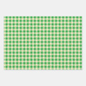 Saint Patricks Day Shamrock & Lucky Charms Green Geschenkpapier Set (Vorderseite 2)