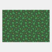 Saint Patricks Day Shamrock & Lucky Charms Green Geschenkpapier Set (Vorderseite)