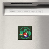 Saint Patrick's Day stolze Irish American Magnet (In Situ (Geschirrspüler))