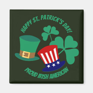 Saint Patrick's Day stolze Irish American Magnet