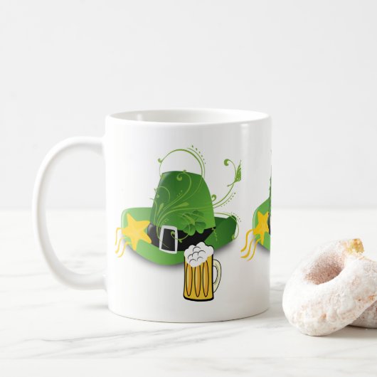 Saint Patrick's Day Tasse Hat Ber (Mit Donut)