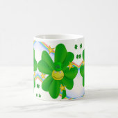 Saint Patrick's Day Tasse Kleeblatt (Mittel)
