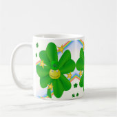 Saint Patrick's Day Tasse Kleeblatt (Links)