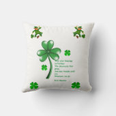 Saint Patrick's Day Throw Kissen (Rückseite)