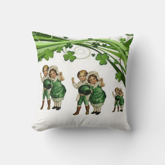 Saint Patrick's Day Throw Kissen (Vorderseite)