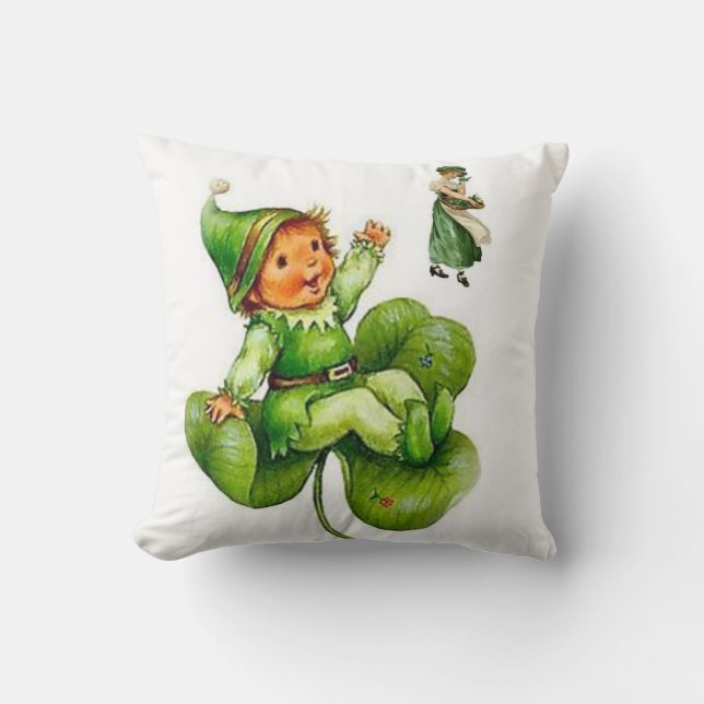 Saint Patrick's Day Throw Kissen (Vorderseite)