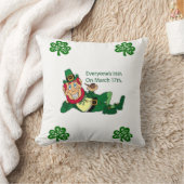 Saint Patrick's Day Throw Kissen (Decke)