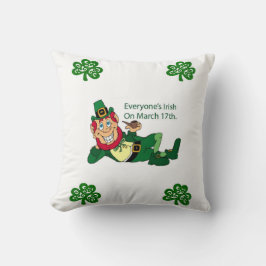 Saint Patrick's Day Throw Kissen