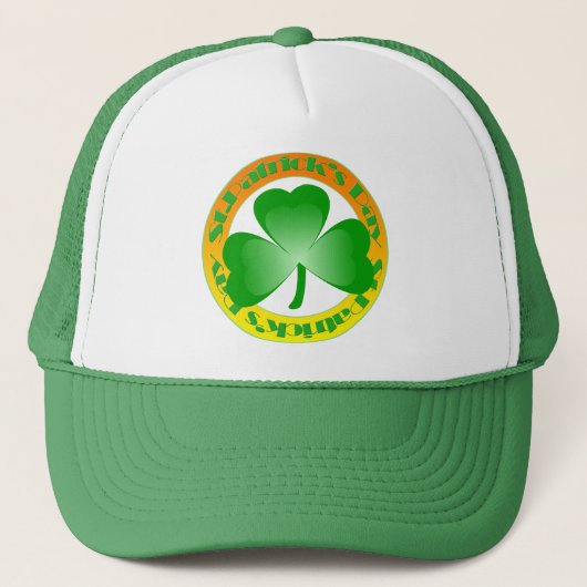 Saint Patrick's Day Trucker Hat Truckerkappe (Vorderseite)