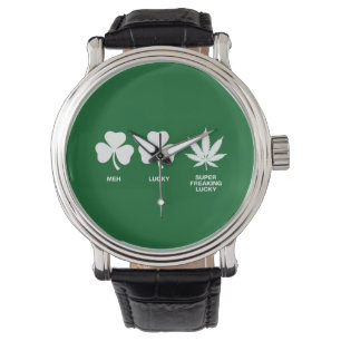 Saint Patricks Funny Party für Typ Armbanduhr