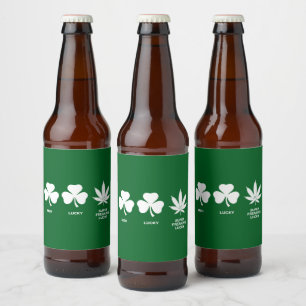 Saint Patricks Funny Party für Typ Bierflaschenetikett