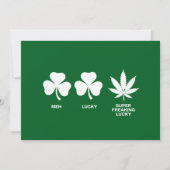 Saint Patricks Funny Party für Typ Einladung (Vorderseite)