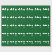 Saint Patricks Funny Party für Typ Geschenkpapier (Flach)
