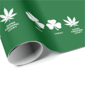 Saint Patricks Funny Party für Typ Geschenkpapier (Rolleneckpunkt)