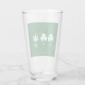 Saint Patricks Funny Party für Typ Glas (Rückseite)