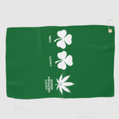 Saint Patricks Funny Party für Typ Golfhandtuch (Horizontal)