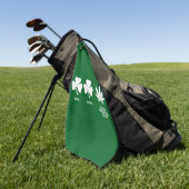 Saint Patricks Funny Party für Typ Golfhandtuch (Gras)