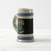 Saint Patricks Funny Party für Typ Große Parade Bierglas (Vorderseite Links)