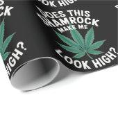 Saint Patricks Funny Party für Typ Große Parade Geschenkpapier (Rolleneckpunkt)