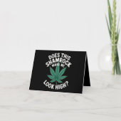 Saint Patricks Funny Party für Typ Große Parade Karte (Vorderseite)