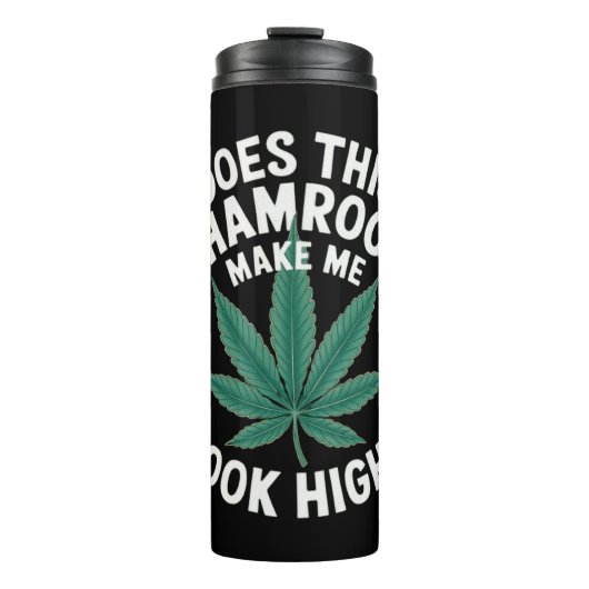 Saint Patricks Funny Party für Typ Große Parade Thermosbecher (Vorderseite)