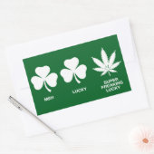 Saint Patricks Funny Party für Typ Rechteckiger Aufkleber (Umschlag)