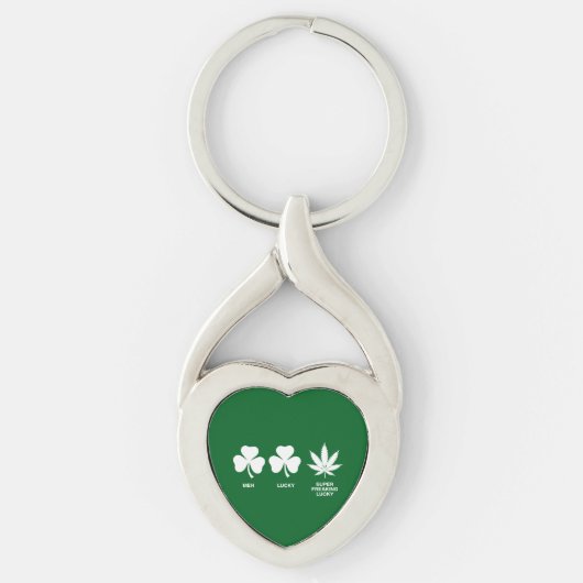 Saint Patricks Funny Party für Typ Schlüsselanhänger (Vorderseite)