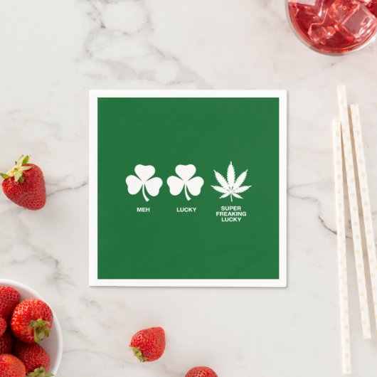 Saint Patricks Funny Party für Typ Serviette (Beispiel)