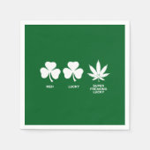 Saint Patricks Funny Party für Typ Serviette (Vorderseite)