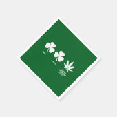 Saint Patricks Funny Party für Typ Serviette (Ecke)