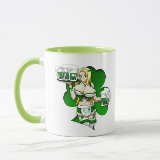 Saint Patricks Green Tasse (Links)