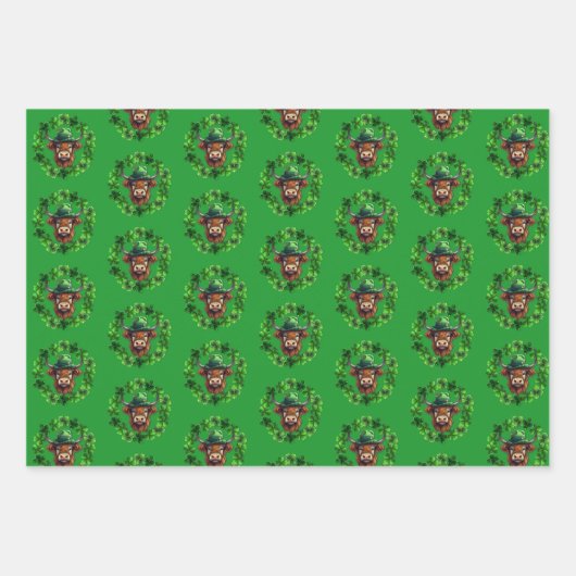 Saint Patricks Irish Celebration Geschenkpapier Set (Vorderseite)