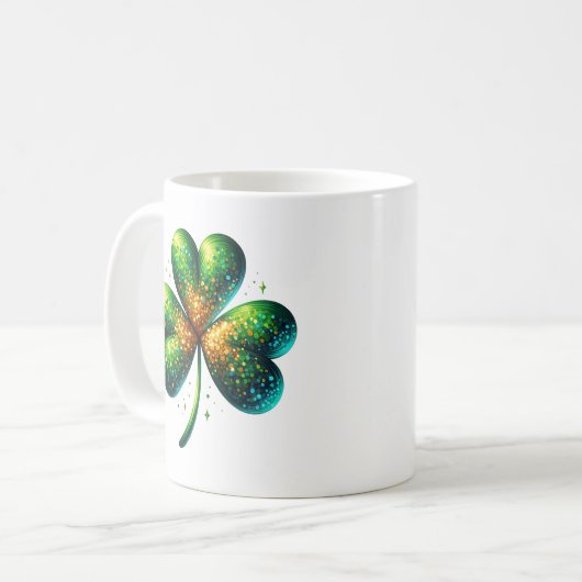 Saint Patricks Kaffeetasse (Vorderseite Links)